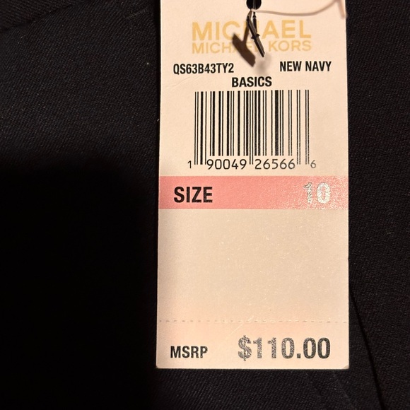 MICHAEL Michael Kors Women's Navy Trousers - Picture 2 of 4